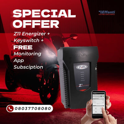 Z11 energizer + Keyswitch + FREE Monitoring app Subscription