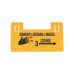 Heavy Duty Free‐Standing Warning Sign (Zone 1 - 40)