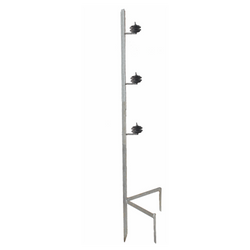 1.2m Temporary Corner Stand with 3 x Combo Bobbin Insulators